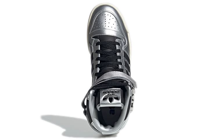 Кроссовки adidas Forum 84 High Liquid Silver — фото 5