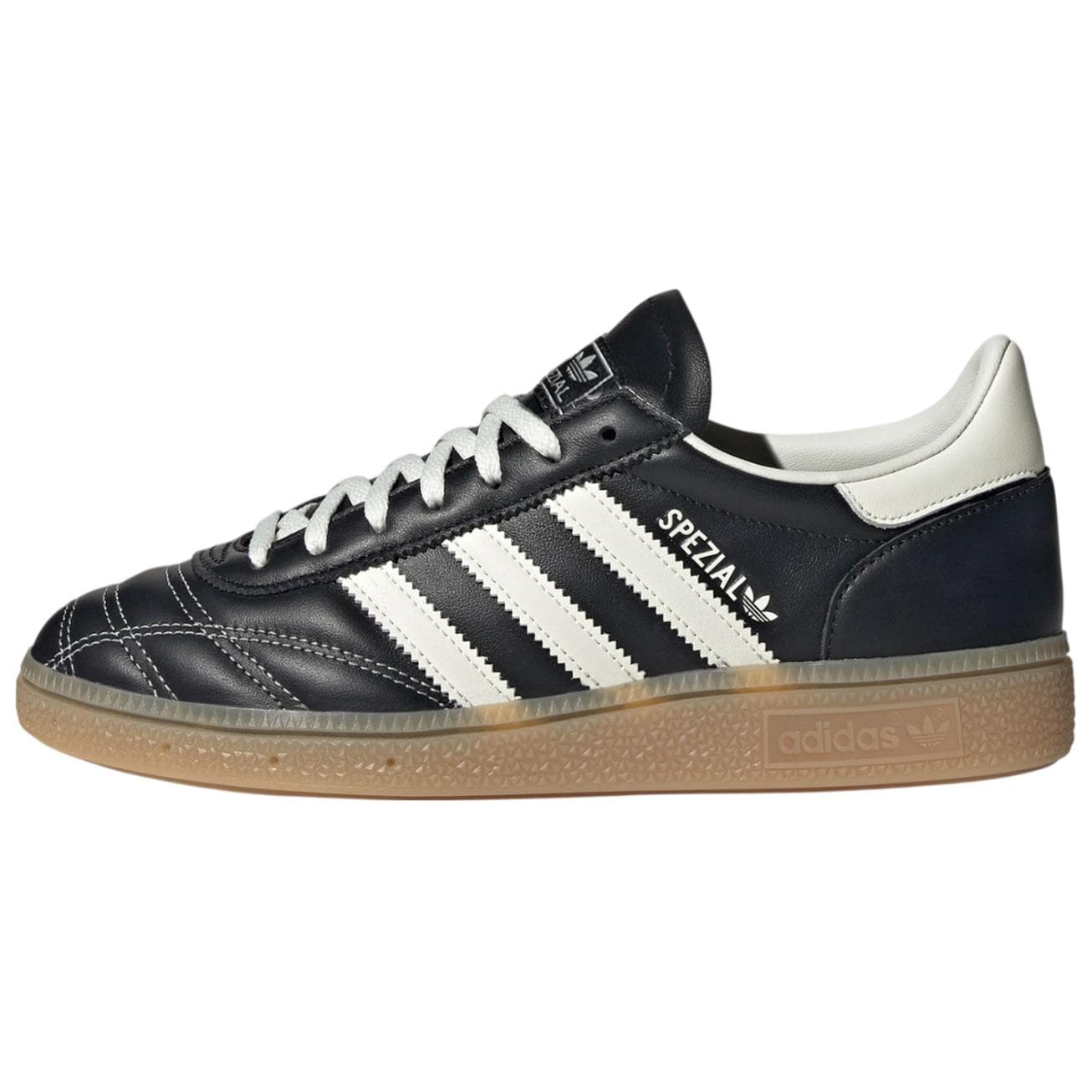 Кроссовки Adidas Originals HANDBALL SPEZIAL Искусственная замша Низкие кеды для скейтбординга Женские Черно-белые - изображение 1