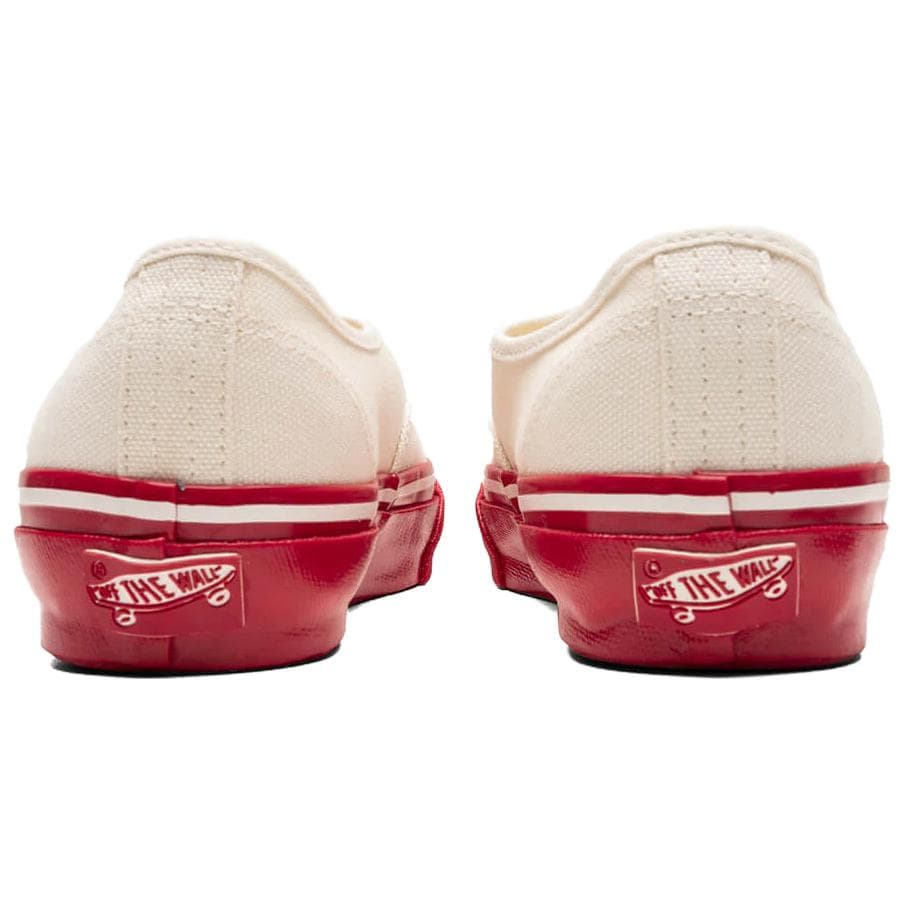 Кроссовки Vans Premium Authentic Удобные и Легкие Низкие Кроссовки для Скейтбординга Мужские Белые и Красные - изображение 4