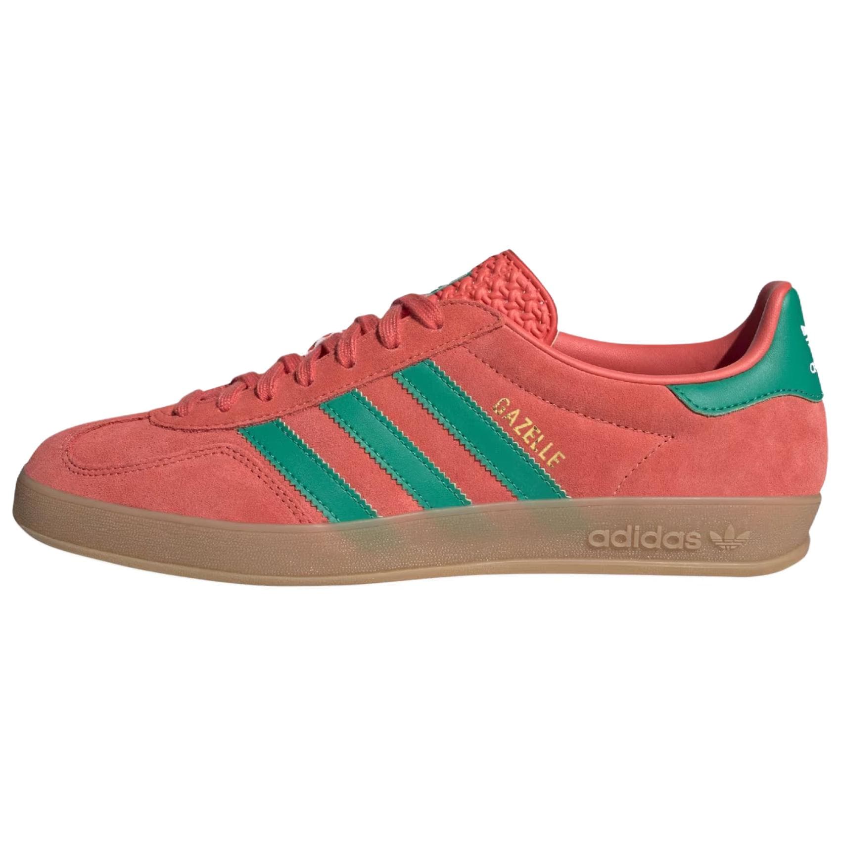 Кроссовки Adidas Originals GAZELLE INDOOR Низкие Скейтборд Обувь Мужская Красная Зеленая - изображение 1