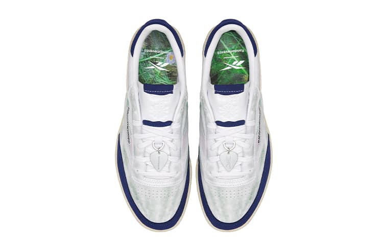 Кроссовки RANDOMEVENT x Reebok Club C 85 White Blue - изображение 3
