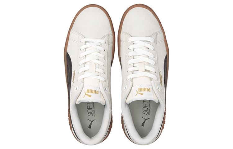 Кроссовки PUMA Smash Platform V2 Suede White Black - изображение 3