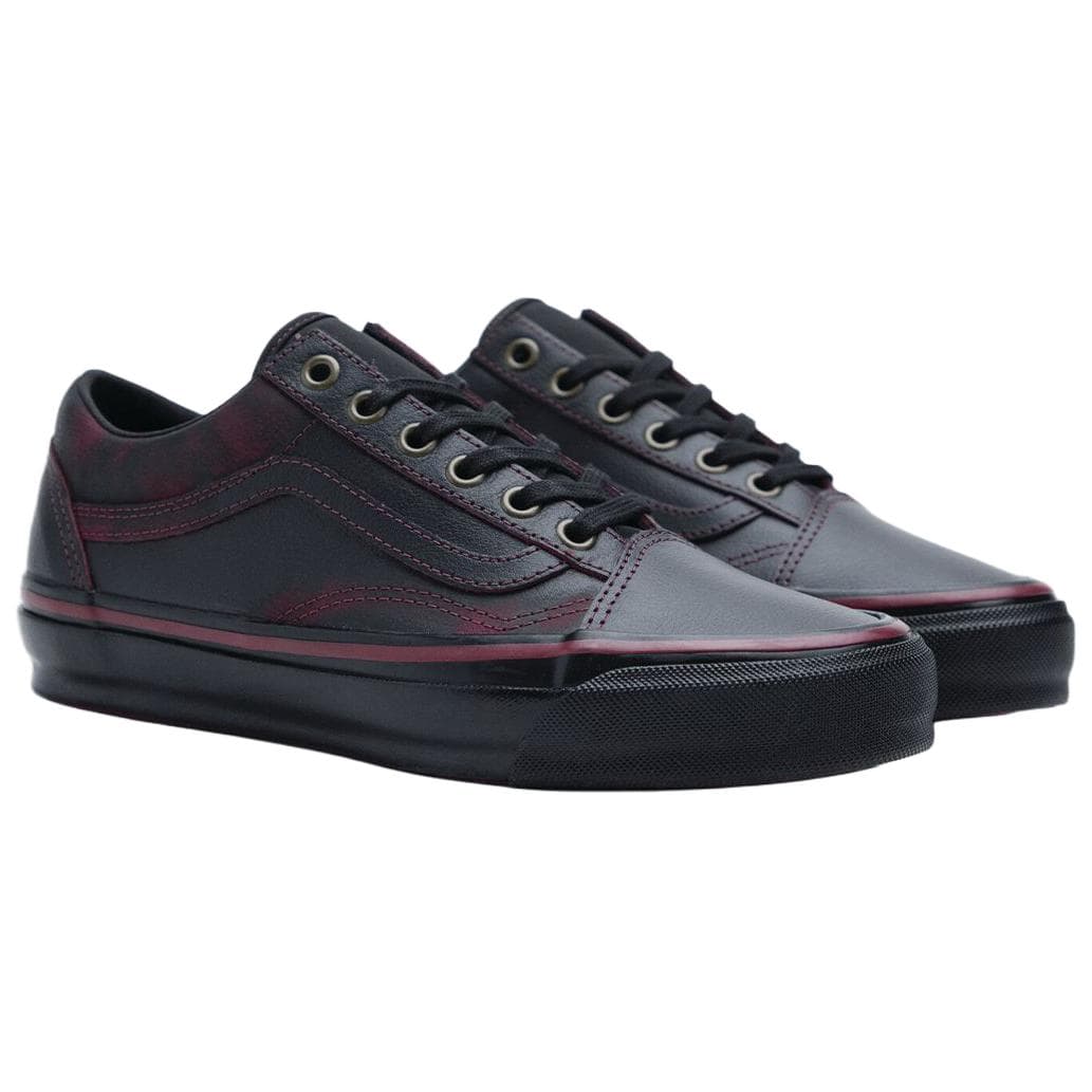 Кроссовки Vans X Tania Cruz Premium Old Skool Скейтборд Обувь Унисекс Черно-красный - изображение 3