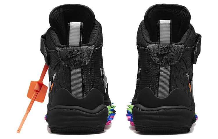 Кроссовки OFF-WHITE x Nike Air Force 1 Mid SP Black - изображение 5