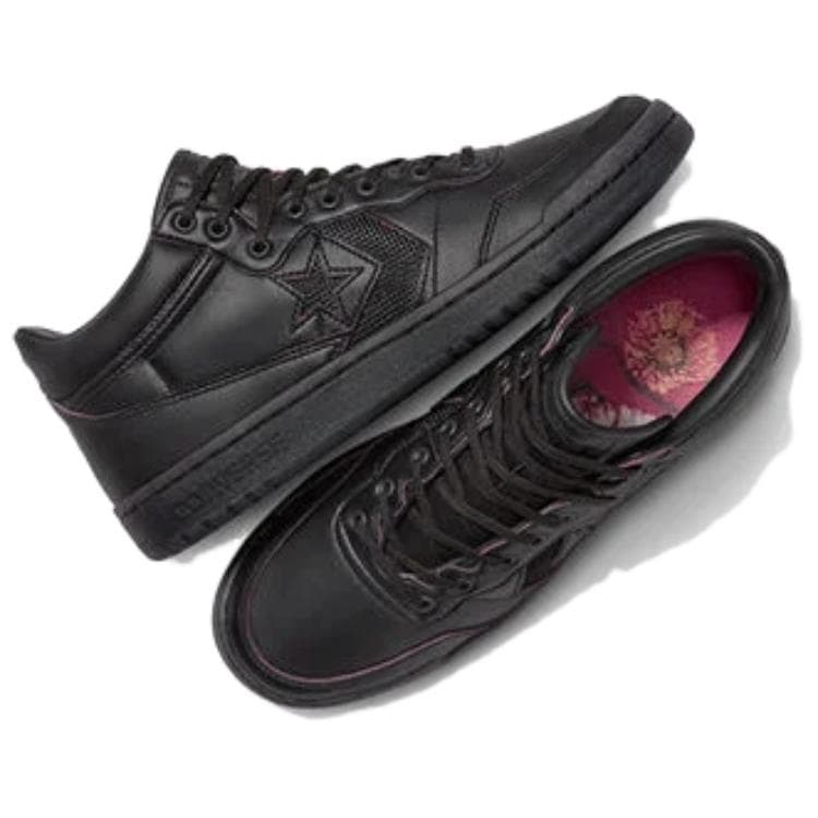Кроссовки Rémy Taveira x Converse Fastbreak PRO Универсальные удобные Противоскользящая износостойкая Мид-топ Повседневная обувь для скейтборда Унисекс Черный - изображение 4