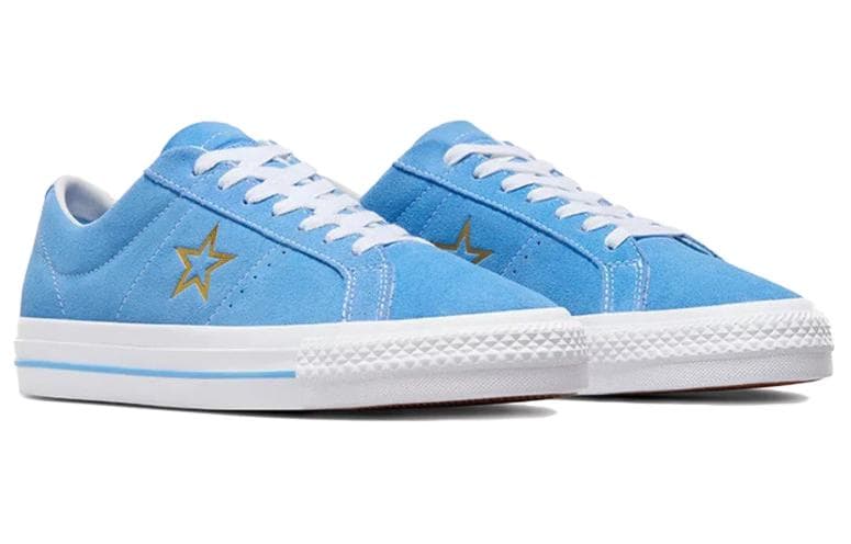 Кроссовки Converse One Star Blue Gold - изображение 3