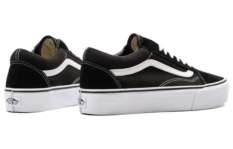 Кроссовки Vans Old Skool Platform Black White - изображение 5