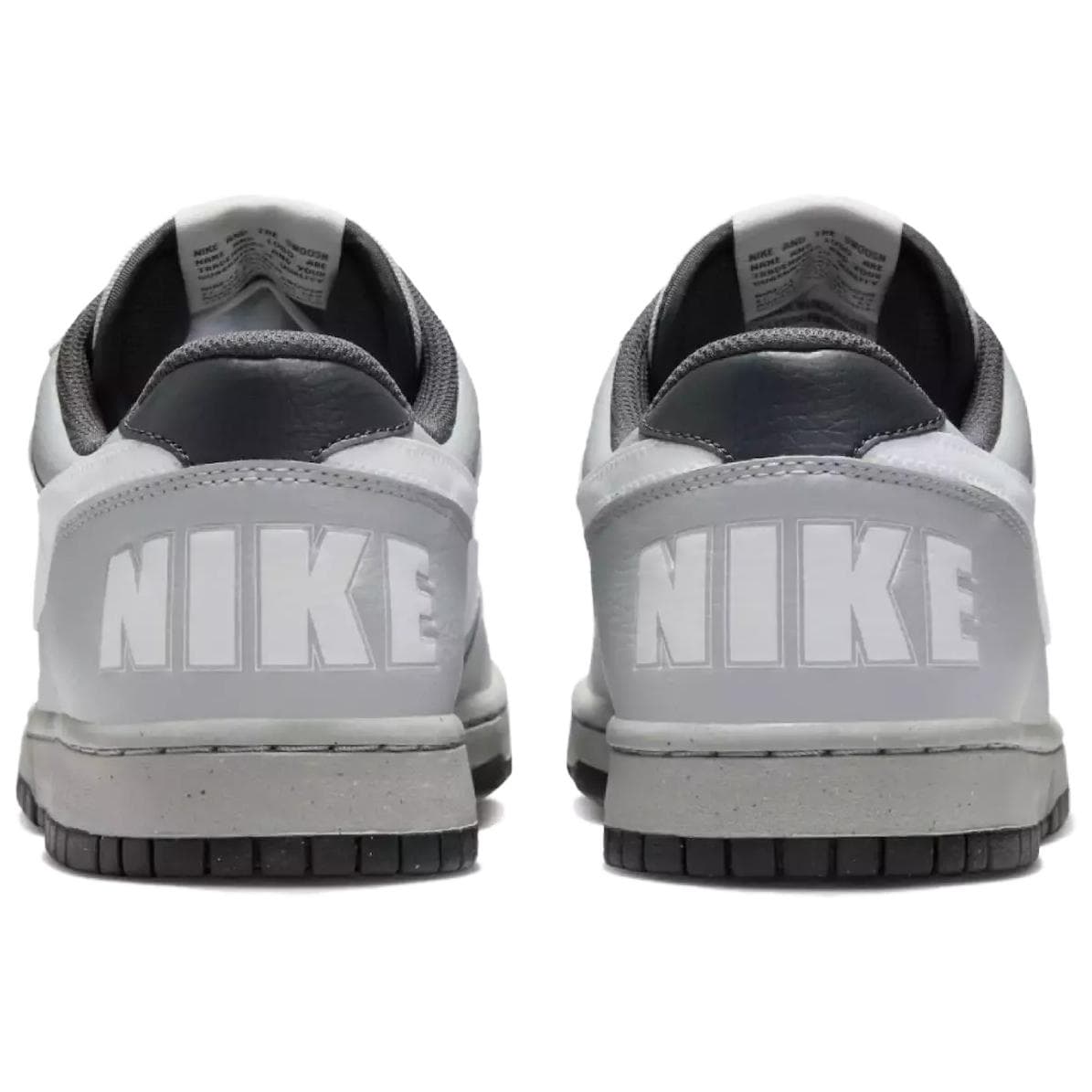 Кроссовки NIKE BIG Кожа Удобный Low Топ Скейтборд Обувь Мужской Серый - изображение 5