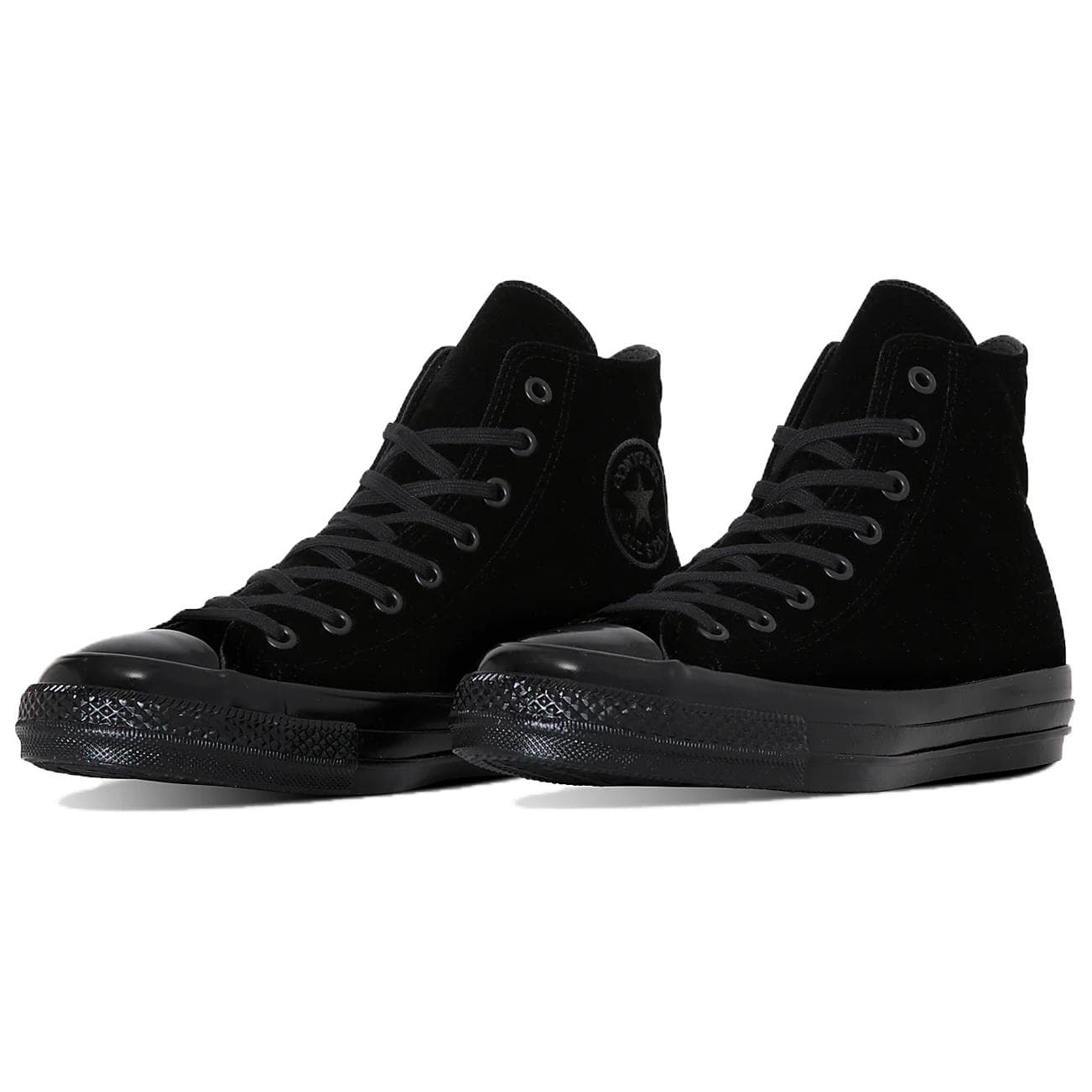 Кроссовки Converse All Star US VELVET HI Удобная тонкая подошва Противоскользящая износостойкая Хай-топы Повседневная обувь для скейтборда Унисекс Черный - изображение 3