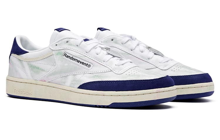 Кроссовки RANDOMEVENT x Reebok Club C 85 White Blue - изображение 5