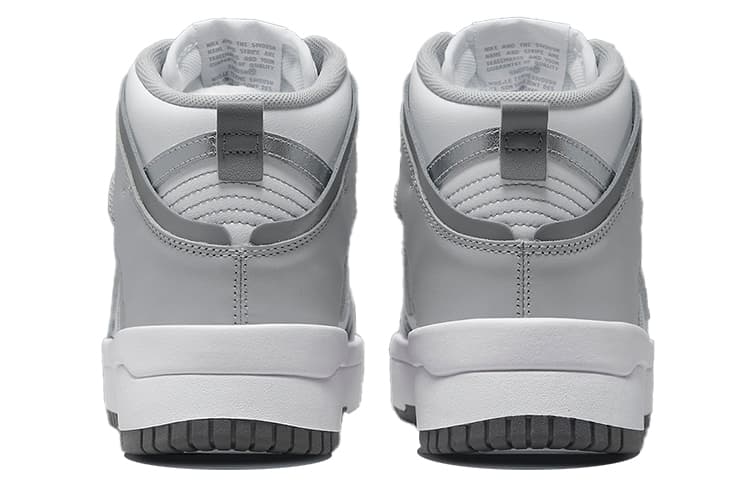 Кроссовки Nike Dunk Up High Grey White — фото 5