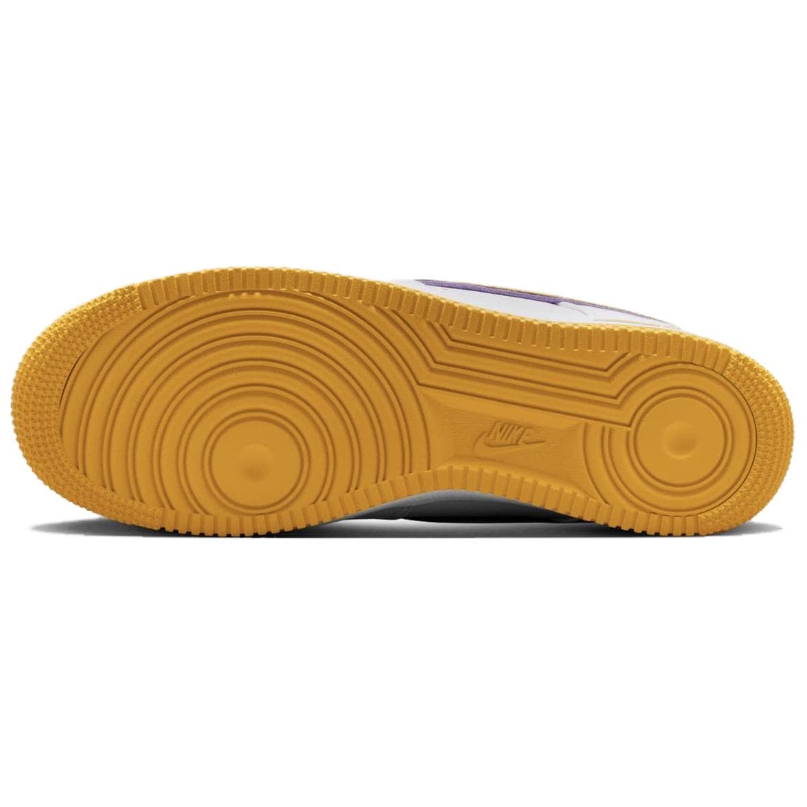 Кроссовки Nike X Kobe Bryant Air Force 1 Кожа Противоскользящий Низкий Топ Скейтборд Обувь Унисекс Белый Желтый Фиолетовый - изображение 6