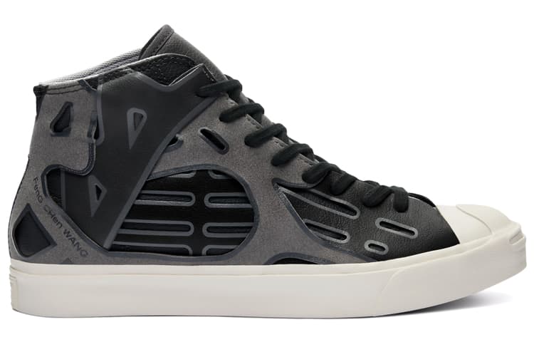 Кроссовки FENG CHEN WANG x Converse Jack Purcell Mid Black Grey - изображение 2