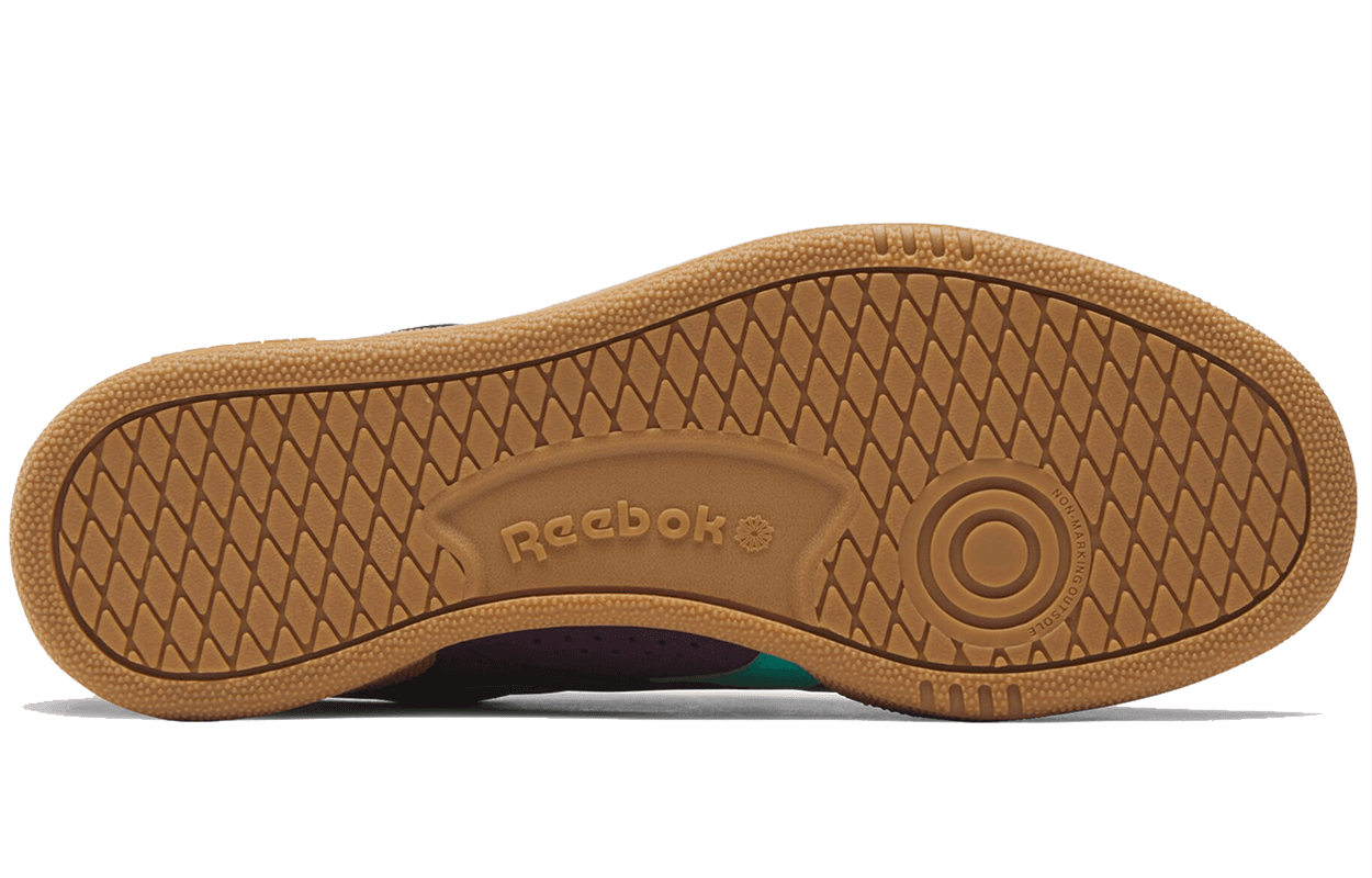 Кроссовки Reebok CLUB C GROUNDS UK Низкие Кеды Скейтборд Обувь Унисекс Фиолетовый Зеленый - изображение 5