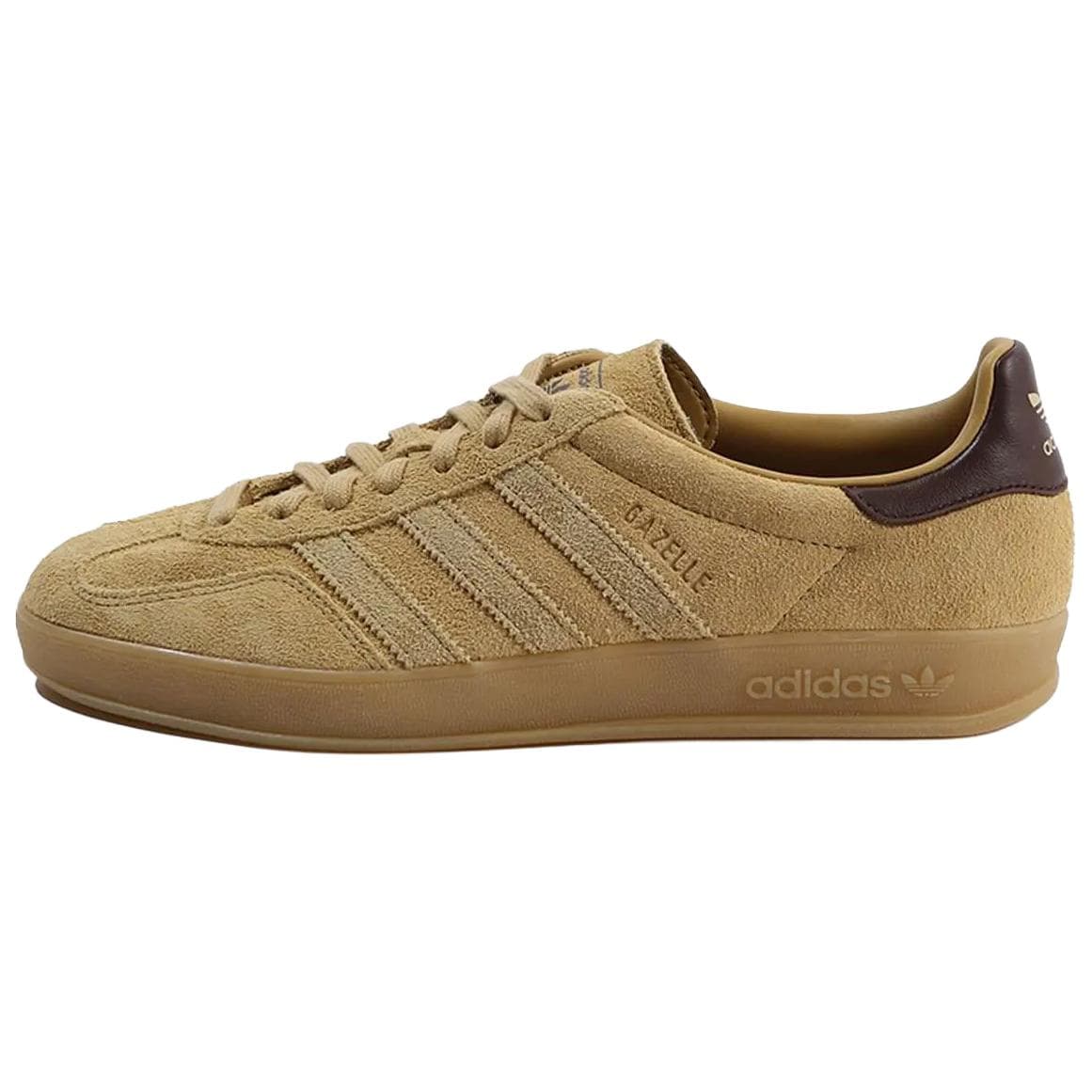 Кроссовки Adidas Originals GAZELLE INDOOR Низкие Скейтборд Обувь Мужская Светло-Коричневая - изображение 1