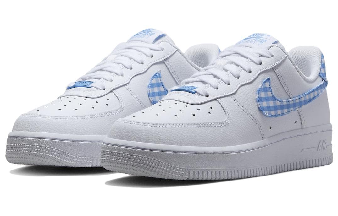 Кроссовки Nike Air Force 1 Low "Blue Gingham" — фото 3