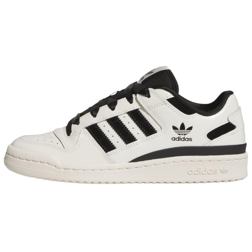 Кроссовки Adidas Originals FORUM Скейтборд Кроссовки Низкие Устойчивые к Износу Женские Бежево-Черные - изображение 1