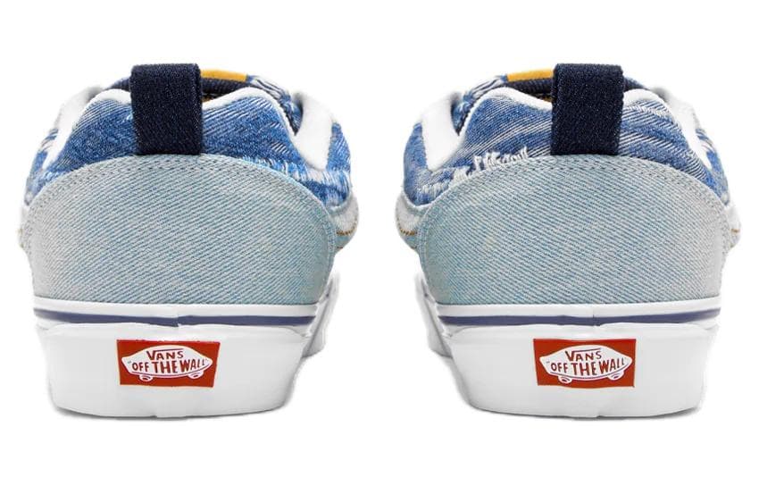 Кроссовки Vans Knu Skool White Blue - изображение 4