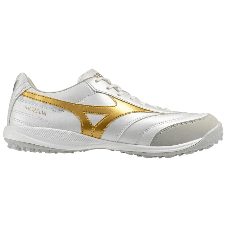 Кроссовки для футбола Mizuno MORELIA SALA Футбольные бутсы Унисекс Белый Золото - изображение 2