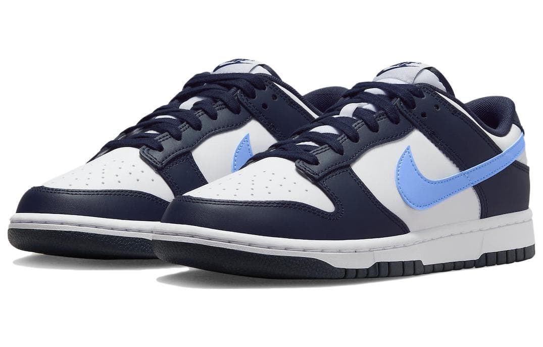 Кроссовки Nike Dunk Low Black White Blue - изображение 3