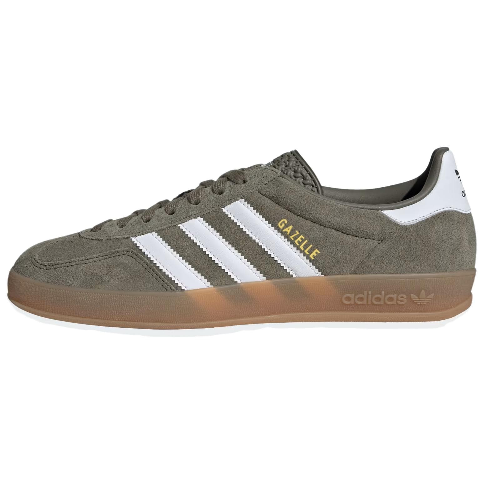 Кроссовки Adidas Originals GAZELLE INDOOR Замша Низкие Кеды Скейтборд Обувь Мужская Зеленая - изображение 1