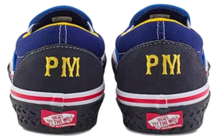 Кроссовки Vans X ПА (PA)'DIN MUSA Низкие Кроссовки для скейтбординга Мужские Синие - изображение 4