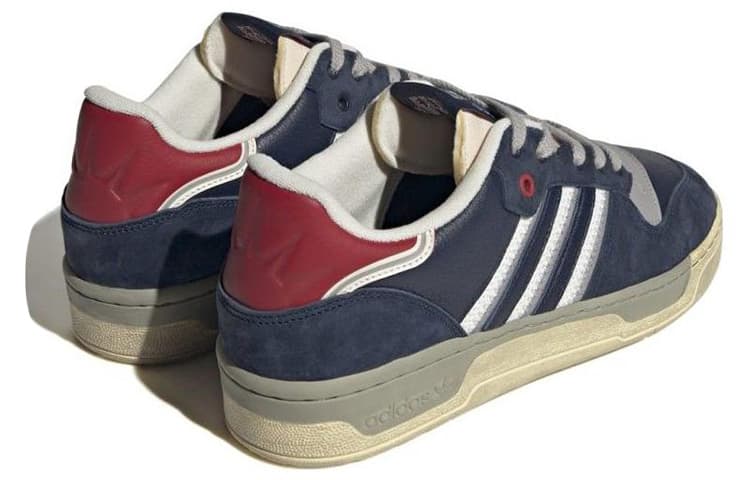 Кроссовки Adidas Originals x THE EXTRA Топленое масло Rivalry Low Кожа Универсальный Противоскользящий Низкий Топ - изображение 3