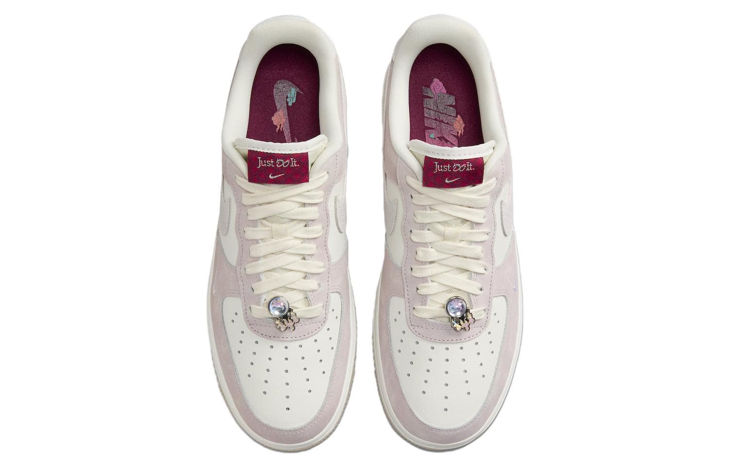 Кроссовки Nike Air Force 1 Low "Year of the Dragon" White Purple — фото 4