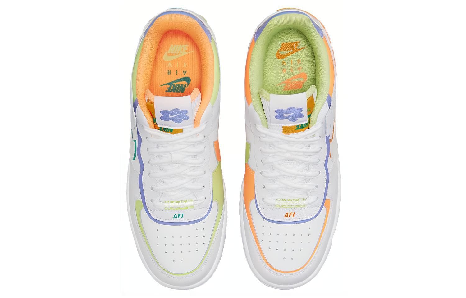 Кроссовки Nike Air Force 1 Shadow White Orange - изображение 4