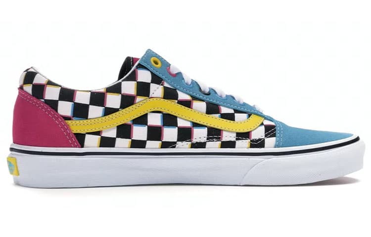 Кроссовки Vans Old Skool Blue Yellow - изображение 2