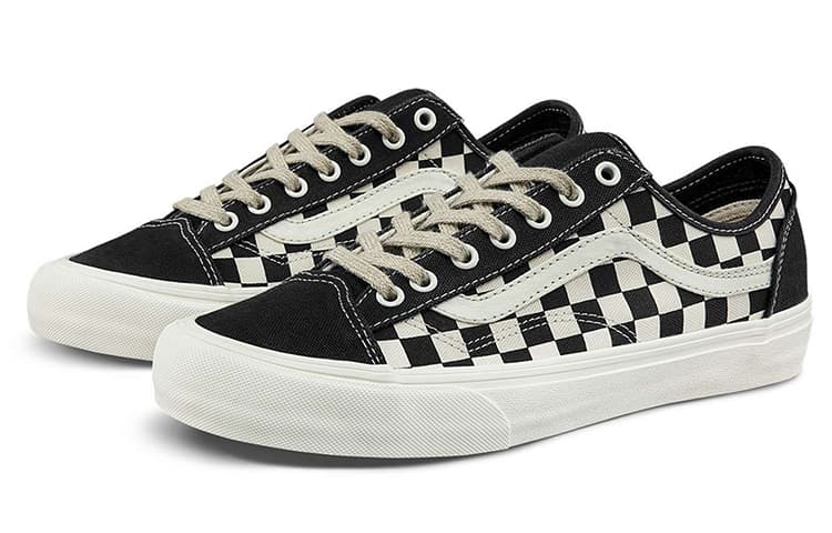 Кроссовки Vans Style 36 Black White Checkerboard - изображение 2