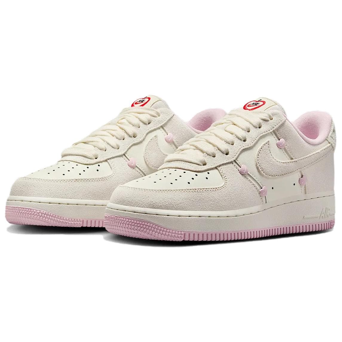 Кроссовки Nike Air Force 1 Замша Low Топ Скейтборд Обувь Women's White - изображение 3