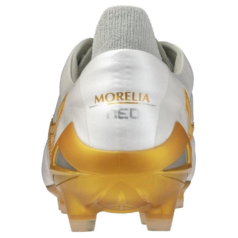 Кроссовки для футбола Mizuno Morelia Neo 4 Поддержка Легкие Футбольные Бутсы Унисекс Белый Золото - изображение 4
