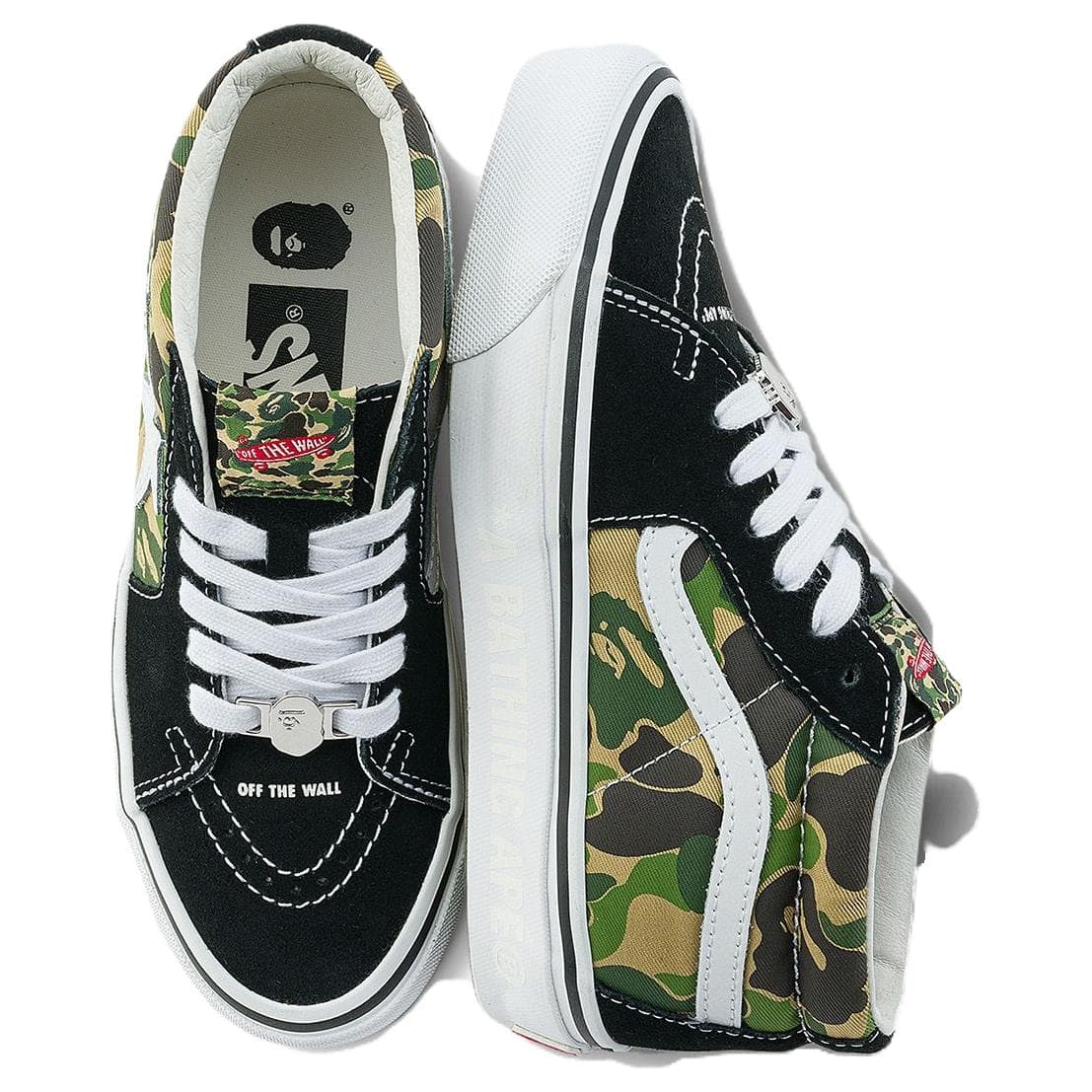 Кроссовки BAPE x Vans SK8 Reissue 83 Camo - изображение 3