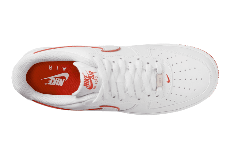 Кроссовки Nike Air Force 1 Low "White Orange" — фото 4
