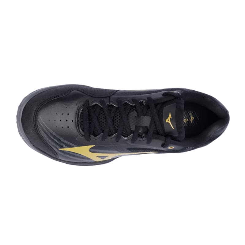 Кроссовки для бадминтона Mizuno CLAW EAGLE CLAW 4 Синтетическая кожа амортизация износостойкая обувь для бадминтона унисекс черный золотой - изображение 2