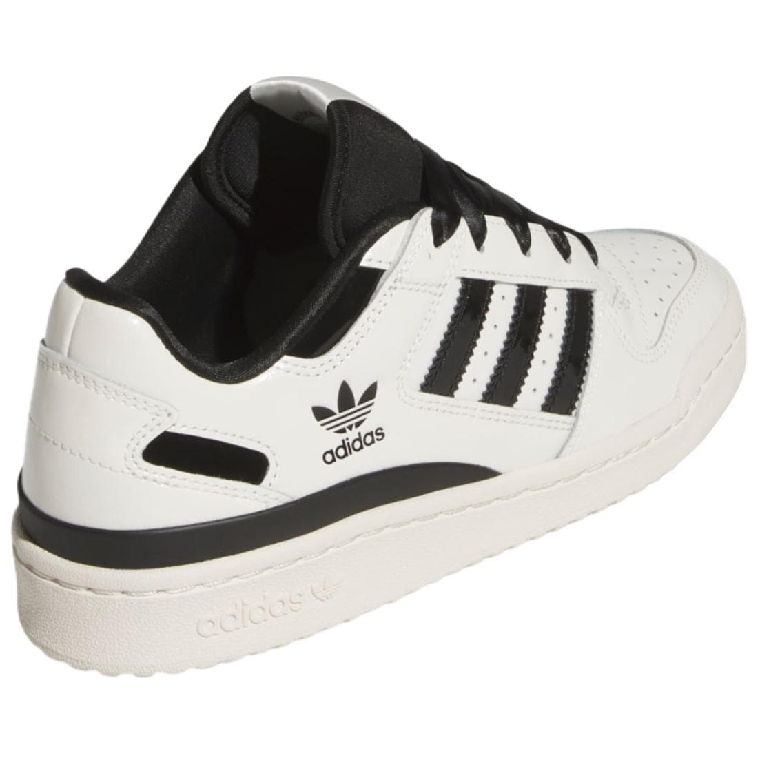 Кроссовки Adidas Originals FORUM Скейтборд Кроссовки Низкие Устойчивые к Износу Женские Бежево-Черные - изображение 4