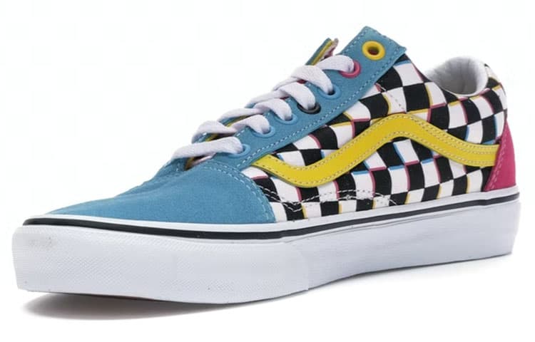Кроссовки Vans Old Skool Blue Yellow - изображение 4