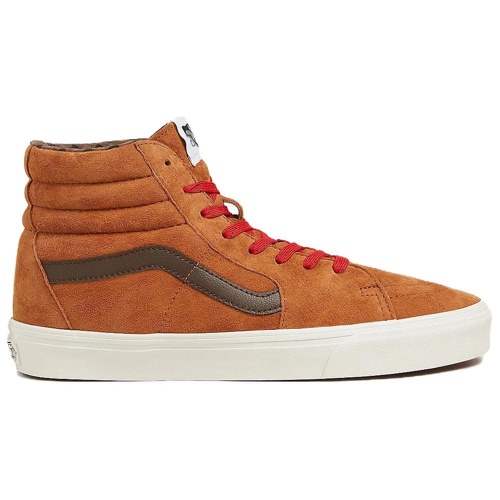 Кроссовки Vans SK8 HI Высокие Кроссовки для Скейтбординга Женские Коричневый Оранжевый - изображение 2