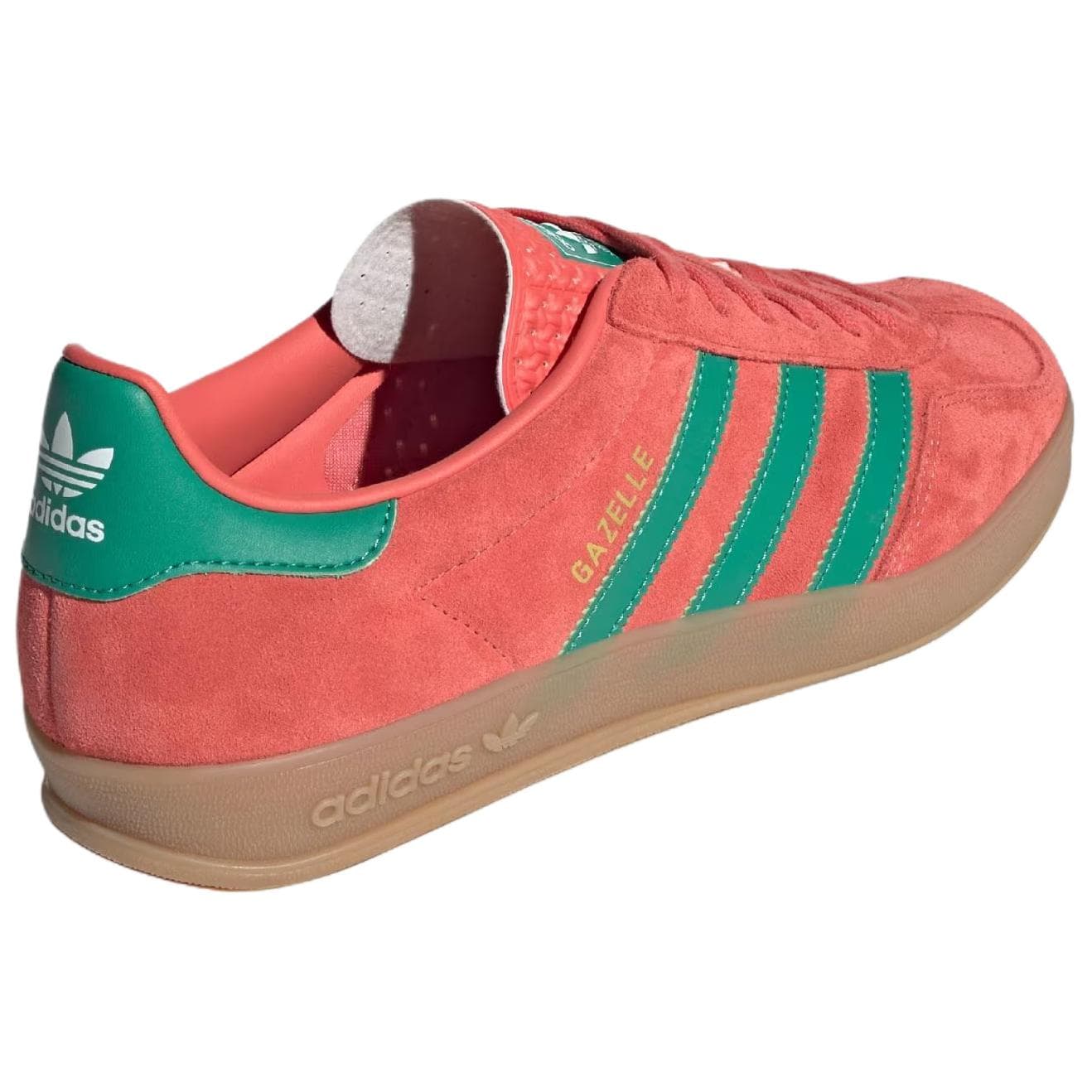Кроссовки Adidas Originals GAZELLE INDOOR Низкие Скейтборд Обувь Мужская Красная Зеленая - изображение 4