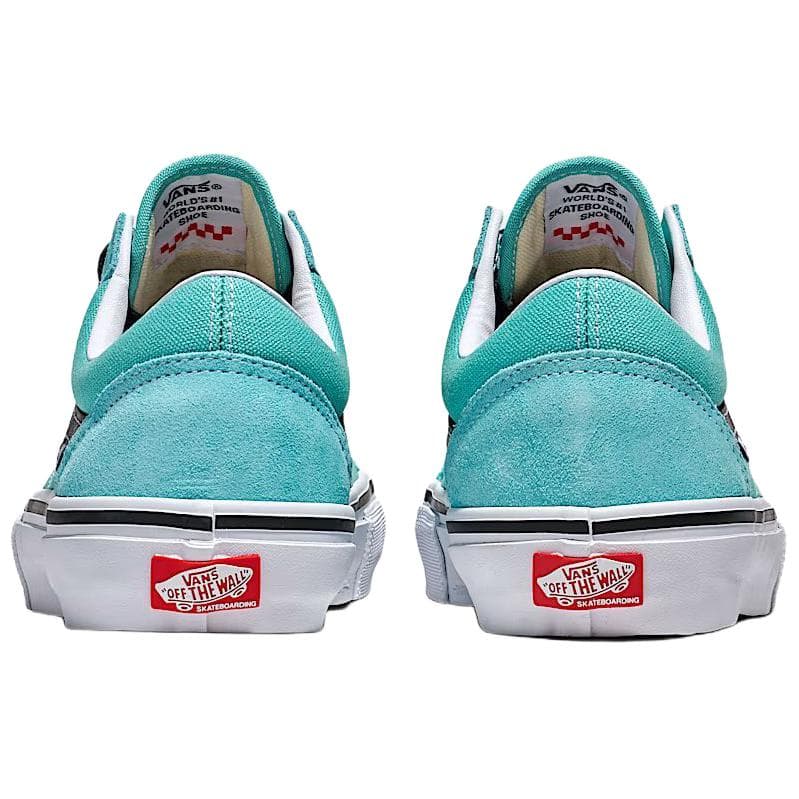 Кроссовки Vans Old Skool Low Топ Скейтборд Кроссовки Женские Синий Черный - изображение 3