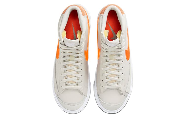 Кроссовки Nike Blazer 77 Mid White Orange - изображение 4