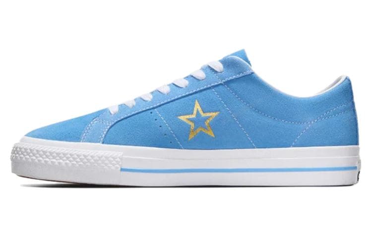 Кроссовки Converse One Star Blue Gold - изображение 2