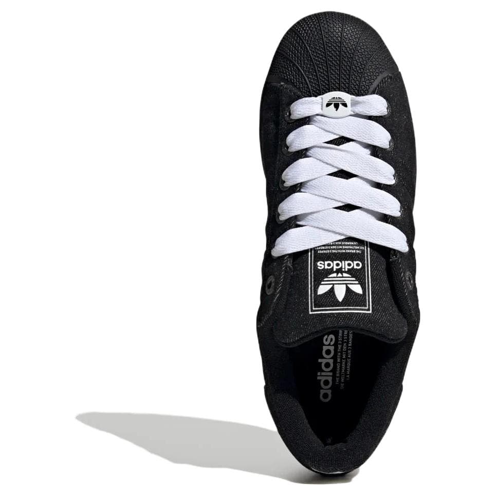 Кроссовки Adidas Originals Superstar 2 Текстиль Резина Низкие Кроссовки для скейтбординга Унисекс Черно-белые - изображение 3