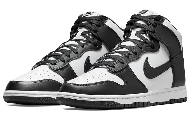 Кроссовки Nike Dunk Retro High Black White - изображение 3