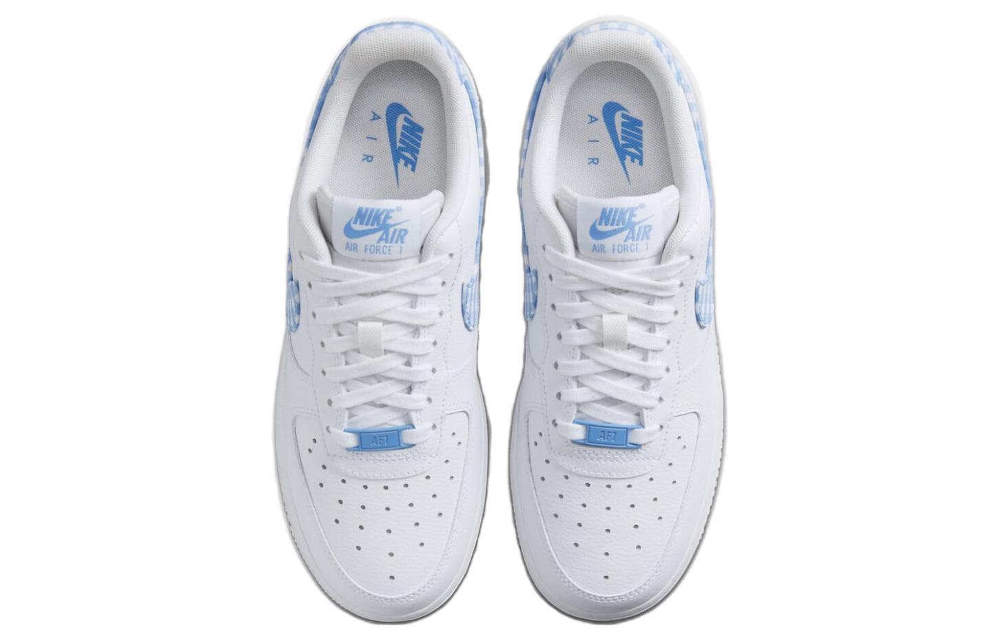 Кроссовки Nike Air Force 1 Low "Blue Gingham" — фото 4