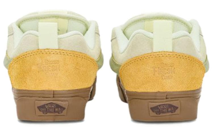 Кроссовки Vans Knu Skool Yellow Green - изображение 5