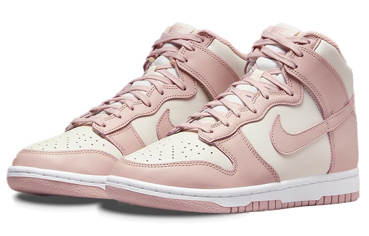 Кроссовки Nike Dunk High Pink Oxford — фото 3