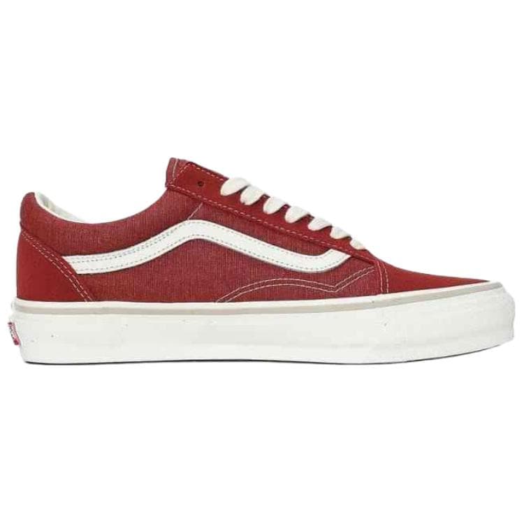 Кроссовки Vans Old Skool Устойчивые к истиранию низкие скейтбордические кроссовки унисекс красные - изображение 2