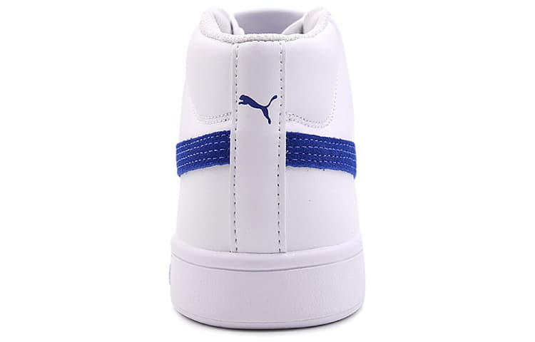 Кроссовки PUMA Smash Mid White Blue - изображение 4